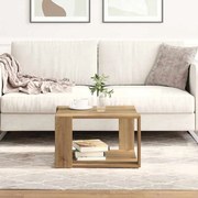 vidaXL Τραπεζάκι Καφέ Δρυς 51,5x51,5x30 cm Μηχανικής Ξυλείας