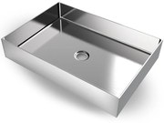 Νιπτήρας Επιτραπέζιος 55*38 cm Inox Brushed PVD Voss Aldo V1255-111