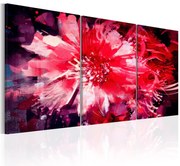 Πίνακας - Crimson Flowers 60x30