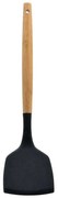 Σπάτουλα 01-14629 32x8x4cm Natural-Black Estia Bamboo,Σιλικόνη