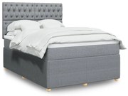 Κρεβάτι Boxspring με Στρώμα Αν. Πράσινο 160x200εκ Υφασμάτινο