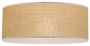 Πλαφονιέρα Φωτιστικό Οροφής Ψάθα Amanda 4278500 Viokef-4278500-Καφέ 4278500