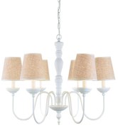 Φωτιστικό Οροφής 77-3671 C111-6 Orion White Mat Homelighting Metal, Fabric