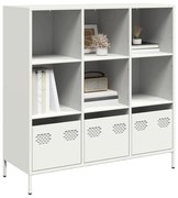 Ντουλάπι Λευκό 101,5x39x103,5 εκ. από Χάλυβα