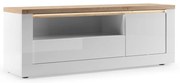 Έπιπλο Τηλεόρασης Ανθρακί Οξειδωμένο 121x43x57