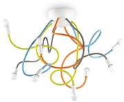 Φωτιστικό Οροφής Ideal Lux Multiflex 159010 Colorful