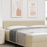 vidaXL LED Κεφαλάρι Απλού Στυλ Φωτεινό Πράσινο Γκρι 100 εκ Υφασμάτινο Κορντούροι