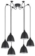 Κρεμαστό Φωτιστικό Οροφής Μαύρο ADEPT PENDANT 77-9049 Homelighting-77-9049-Μαύρο 77-9049