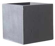 Supergreens Γλάστρα Πήλινη Τετράγωνη Rocky Γκρι S 23x23x23 εκ. - A-6050-8 - A-6050-8