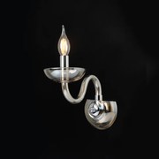 Φωτιστικό Επίτοιχο Aca BLK82181WCNC LUNARIA Μελί (Amber)