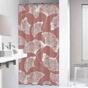Κουρτίνα Μπάνιου Υφασμάτινη Mare Dark Pink Sealskin 180Πx200Υ Πολυέστερ