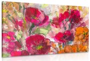 Εικόνα ζωγραφισμένη floral νεκρή φύση - 60x40