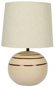 Φωτιστικό Επιτραπέζιο Beige -Brown VK/G2891/L VKLed Κεραμικό