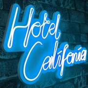 Διακοσμητικό Φωτιστικό Τοίχου Hotel California 395NGR2195 51x2x31cm Led 24,1W Blue Wallity