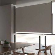 vidaXL Σκίαστρο Πλαϊνό Συρόμενο Βεράντας Γκρι 160 x 300 εκ.