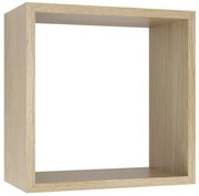 Ραφιέρα Τοίχου Καφέ Τετράγωνη 38cm Kujukuri 424627 Eglo 424627