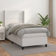 ΚΡΕΒΑΤΙ BOXSPRING ΜΕ ΣΤΡΩΜΑ ΛΕΥΚΟ 100X200ΕΚ.ΑΠΟ ΣΥΝΘΕΤΙΚΟ ΔΕΡΜΑ 3132424