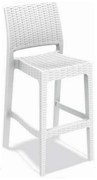 Siesta   Jamaica/S White* Barstool  metax-01-02-936 διάστ.51.0000 x 40.0000 x 108.0000