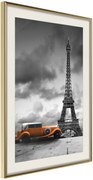 Αφίσα - Under the Eiffel Tower - 40x60 - Χρυσό - Με πασπαρτού