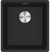 Franke Maris Bowl MRG 210/110-37 Matt Black Υποκαθήμενος Γρανιτένιος Νεροχύτης 45cm