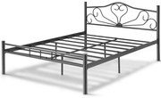 Κρεβάτι K50 (Για Στρώμα 120x200cm) 319HBV1177 120x200x95cm Black Ημίδιπλο