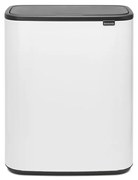 Brabantia 1001267 Κάδος σκουπιδιών Bo Touch 2x30L, White