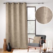 Κουρτίνα Βελουτέ (140x260) Με Τρουκς L-C Leo Sable 1612783