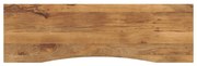 vidaXL Επιφάνεια Γραφείου Καμπύλη 160x50x2,5 εκ Μασίφ Ακατ. Μάνγκο