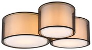 Φωτιστικό Οροφής Trio Lighting Burton 611490332 Μαύρο - Λευκό