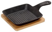 Τηγανάκι Τετράγωνο Με Βάση 24Χ16Χ5cm Sag103 Black Espiel Μαντέμι