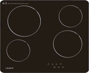 Crown PVT604.C Κεραμική Εστία Αυτόνομη με Λειτουργία Κλειδώματος 59x52εκ. Μαύρη