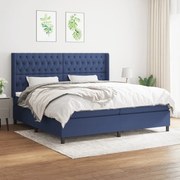 ΚΡΕΒΑΤΙ BOXSPRING ΜΕ ΣΤΡΩΜΑ ΜΠΛΕ 200X200 ΕΚ. ΥΦΑΣΜΑΤΙΝΟ 3131703