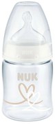 Μπιμπερό First Choice Plus 10743889 Temperature Control 150ml 0-6 Μηνών White Nuk 150ml Πολυπροπυλένιο