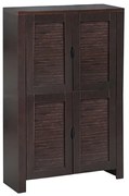 ZITA PLUS ΠΑΠΟΥΤΣΟΘΗΚΗ 80Χ32Χ127εκ. WENGE/4 ΠΟΡΤΕΣ/4 ΡΑΦΙΑ 80Χ32Χ127εκ.39.0026