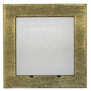 Adeleq Led Φωτιστικό Αλουμινίου Επίτοιχo Τετράγωνο 0.6W Ψυχρό Ρουστίκ 3-9734710