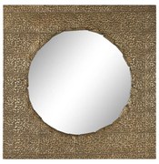 Τοίχο καθρέφτη Home ESPRIT Χρυσό 80 x 6 x 80 cm