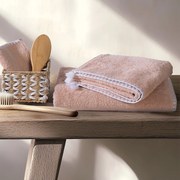 Πετσέτες Μπάνιου (Σετ 3τμχ) Nef-Nef Homeware Serenity Josephine Pink 500gsm