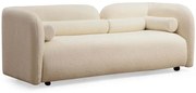 Καναπές Διθέσιος Victoria Μπουκλέ 569HLN1140 190x74x90cm Cream