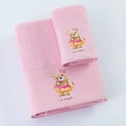 Πετσέτες Σετ 2ΤΜΧ So Sweet - 70 x 120 / 30 x 50 cm - Ροζ - Borea