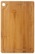 Σανίδα κοπής Rosberg R51635DS, 22x15 cm, Διπλής όψης, Μπαμπού, Καφέ