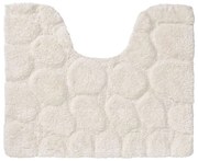Πατάκι Λεκάνης Pebbles Ivory Sealskin 50X60 Ύφασμα