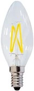 OPTONICA LED λάμπα Candle C35 Filament 1471, 4W, 4500K, E14, 400LM