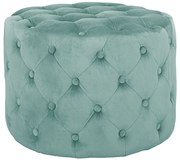 ΣΚΑΜΠΟ KASSIE ΦΥΣΤΙΚΙ ΒΕΛΟΥΔΟ ΤΥΠΟΥ CHESTERFIELD HM8406.07 Φ60X43Υ εκ.