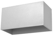 Sollux Φωτιστικό τοίχου Quad 2,αλουμίνιο,2xG9/40w