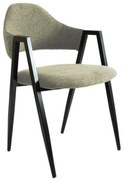 Πολυθρόνα Delta Beige ΕΜ130,3 50X55X80 cm Σετ 2τμχ Metal, Fabric