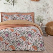 Παπλωματοθήκη Prestige 1649 (Σετ 3τμχ) Orange-Fuchsia-Green Das Home Υπέρδιπλο 220x240cm 100% Βαμβακοσατέν