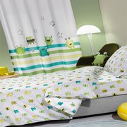 Κουρτίνα Παιδική Soft-Touch Monsters Lime Saint Clair 160x240 cm 160x240cm Πολυέστερ