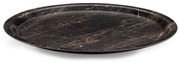 Δίσκος Σερβιρίσματος Στρογγυλός TFKAM43K25-1 43x43cm Black-Brown Espiel Μελαμίνη
