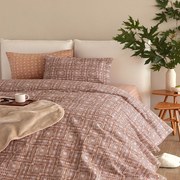 Σεντόνια FB0229 (Σετ 4τμχ) Brown Palamaiki Υπέρδιπλo 240x265cm 100% Βαμβάκι