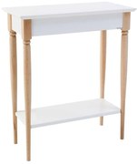 Κονσόλα Mamo S MAMOCSBE1 65x35x74cm White-Beech Mdf,Ξύλο